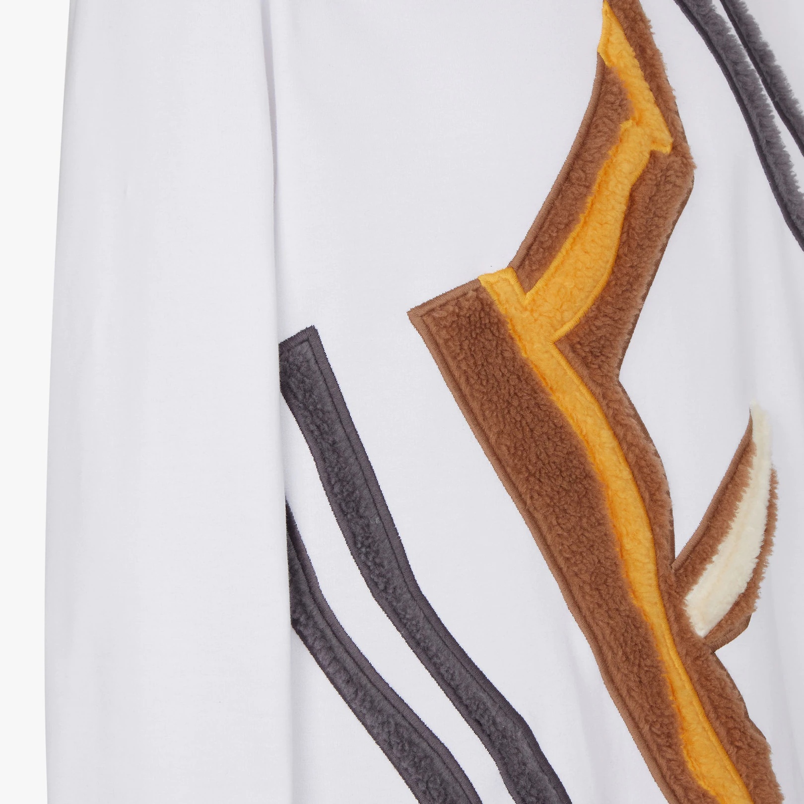 White jersey sweatshirt - 3