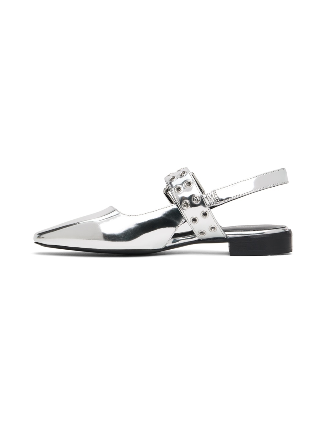 Silver Astra Slingback Slippers - 3