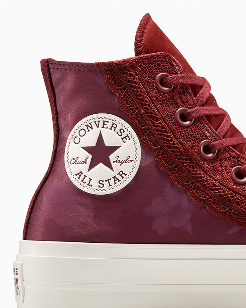 Chuck Taylor All Star Lift Platform Floral Satin - 8