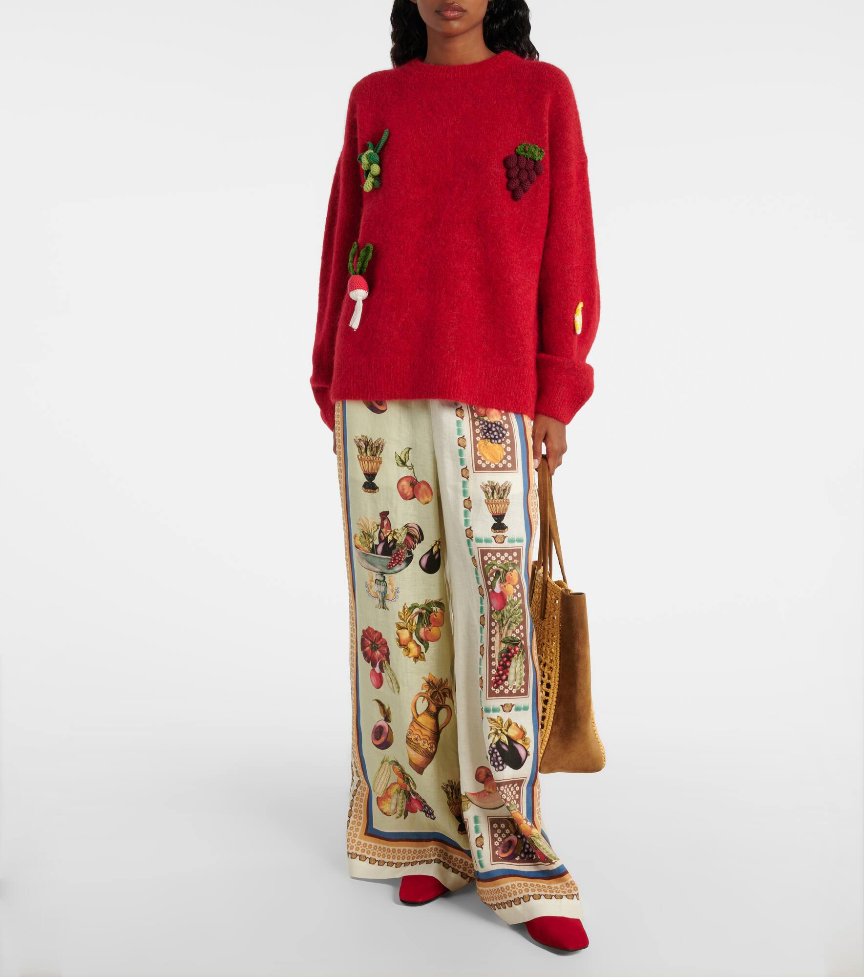 Fruitto alpaca, mohair, and wool-blend sweater - 2