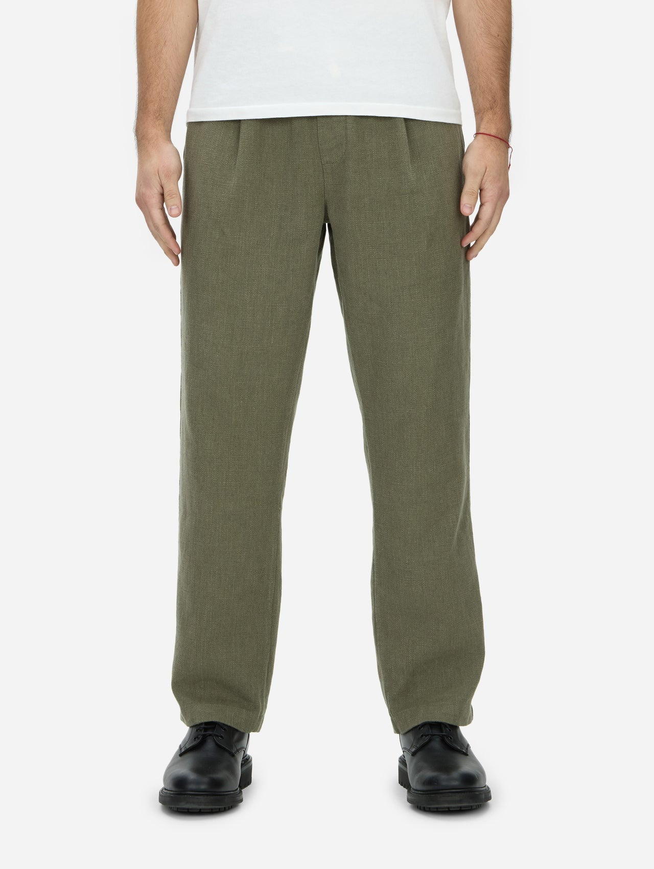Easy Pant - Olive Cotton/Linen - 3