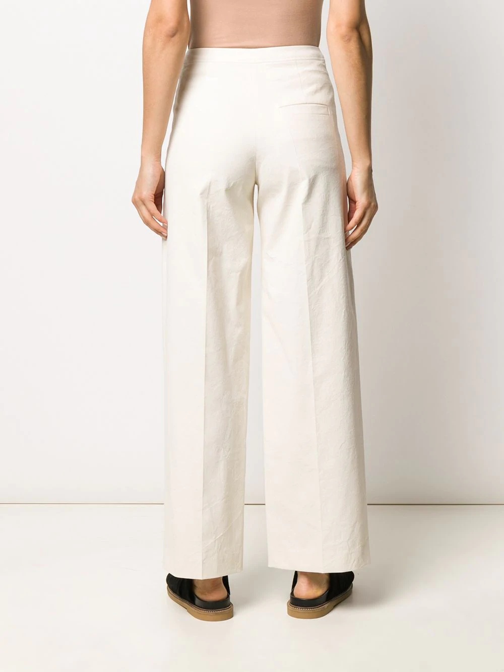 straight wide trousers - 4