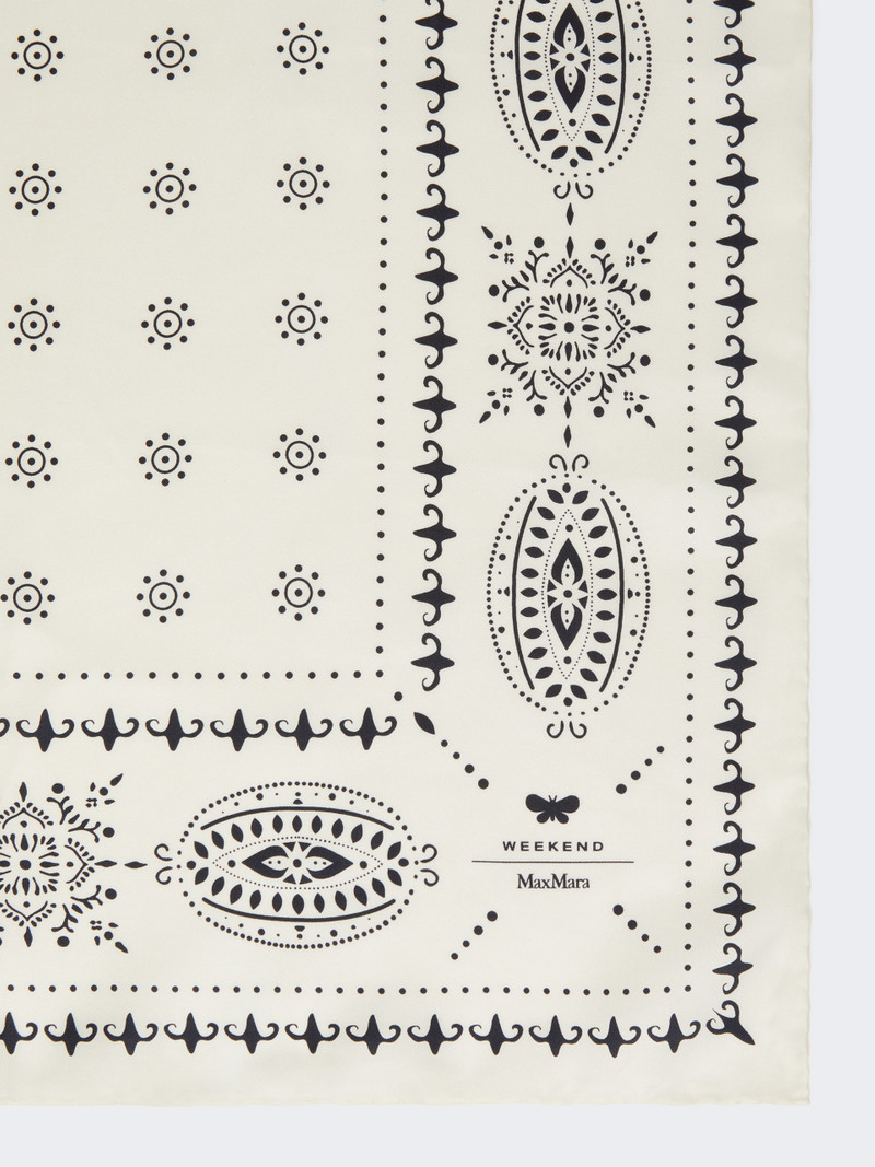 WEEKEND Max Mara SIAM Printed silk scarf outlook