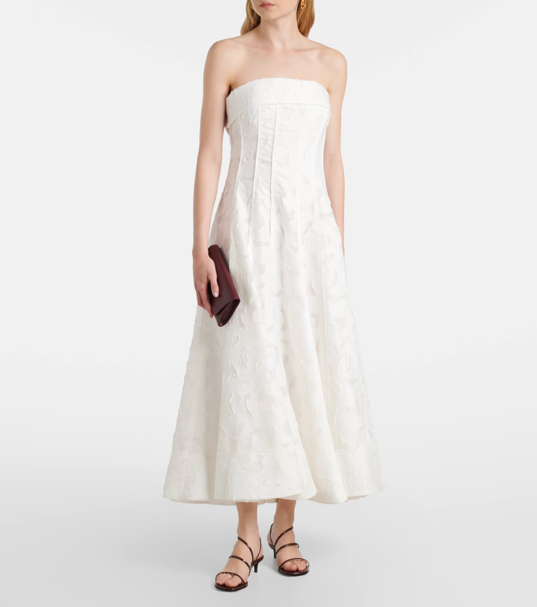 Imogen jacquard bustier dress - 2