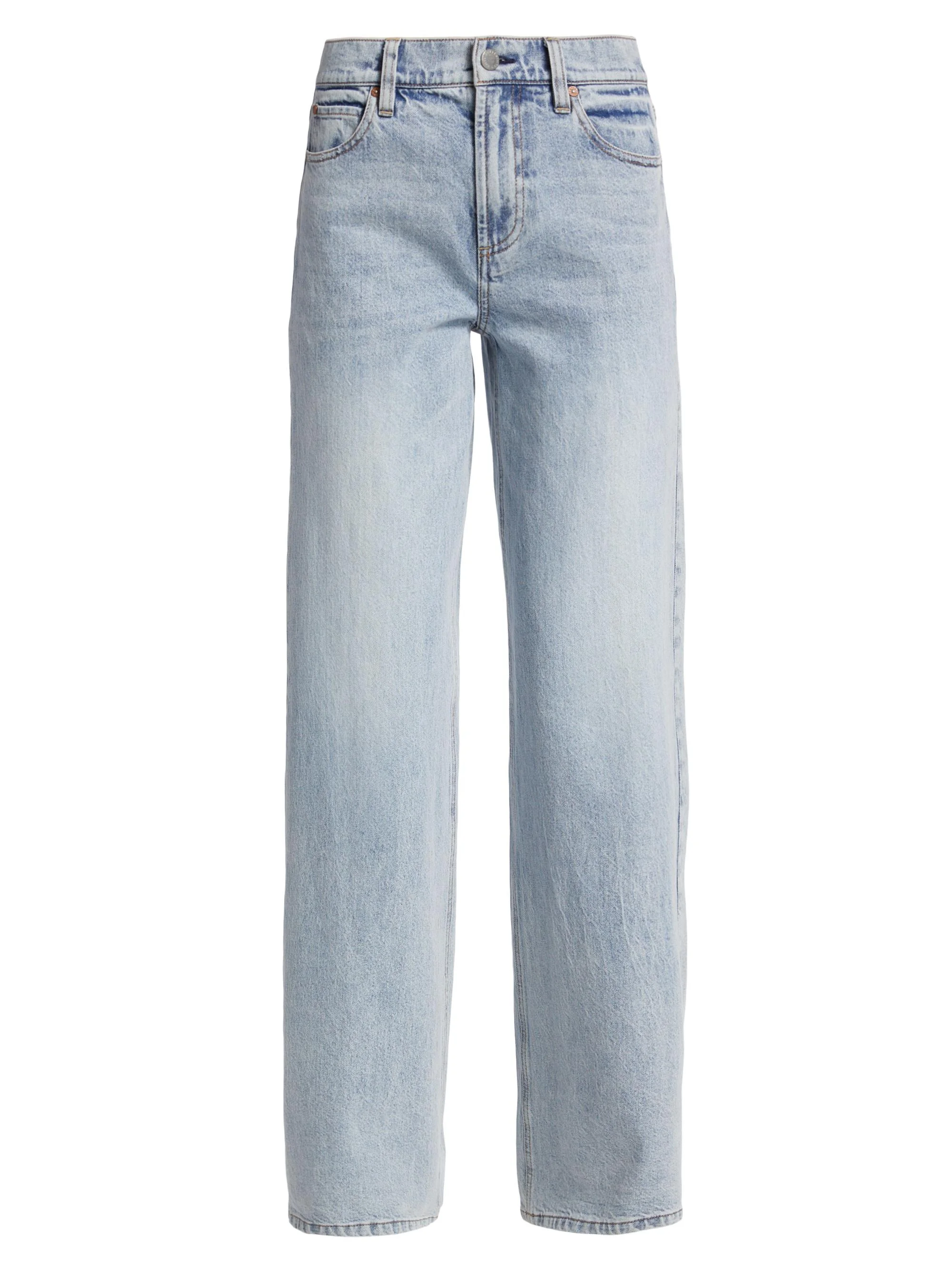 Women's Trish Mid-Rise Stretch Baggy Jeans - Rockstar Blue - 1