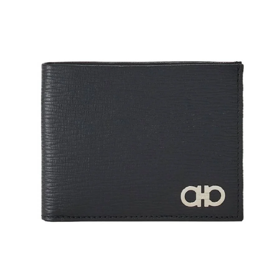 Ferragamo Gancini Bi-Fold Leather Wallet - 1
