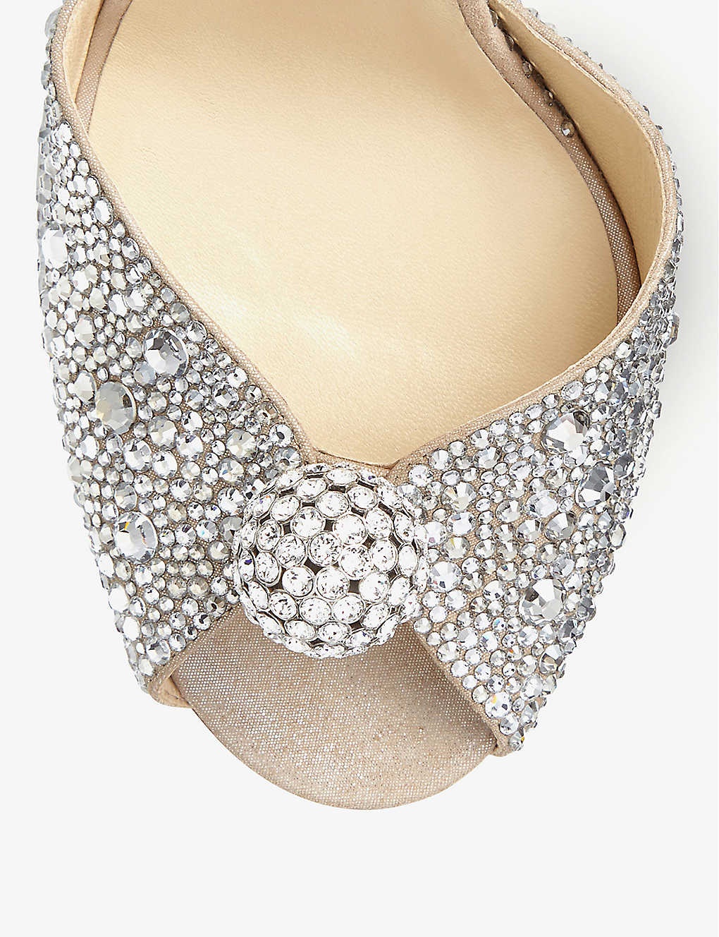 Sacora 100 crystal-embellished suede sandals - 5