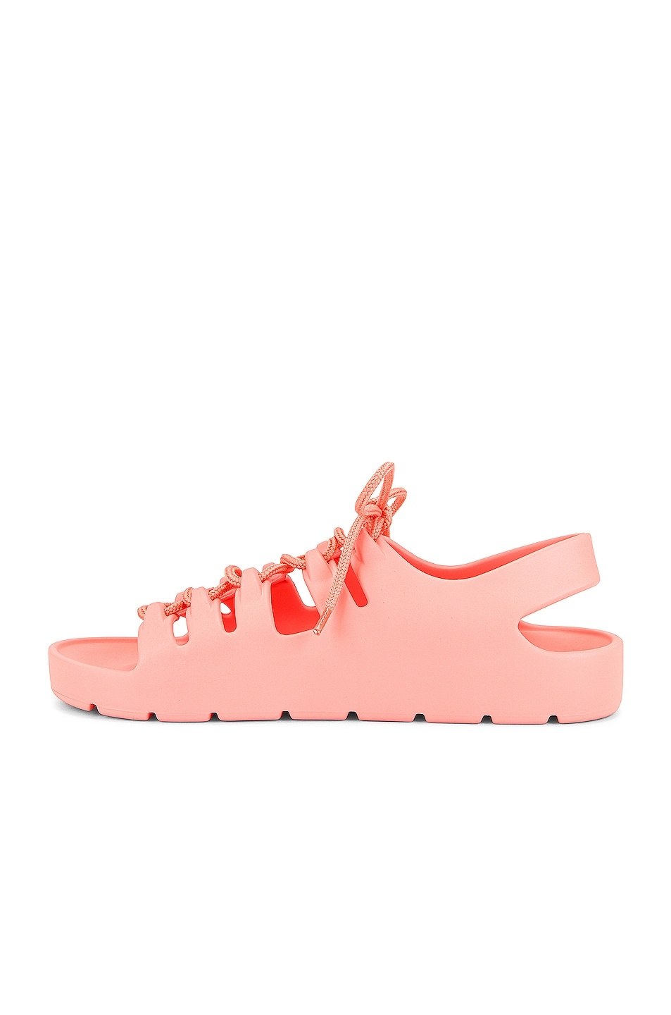 Jelly Lace Up Sandals - 5