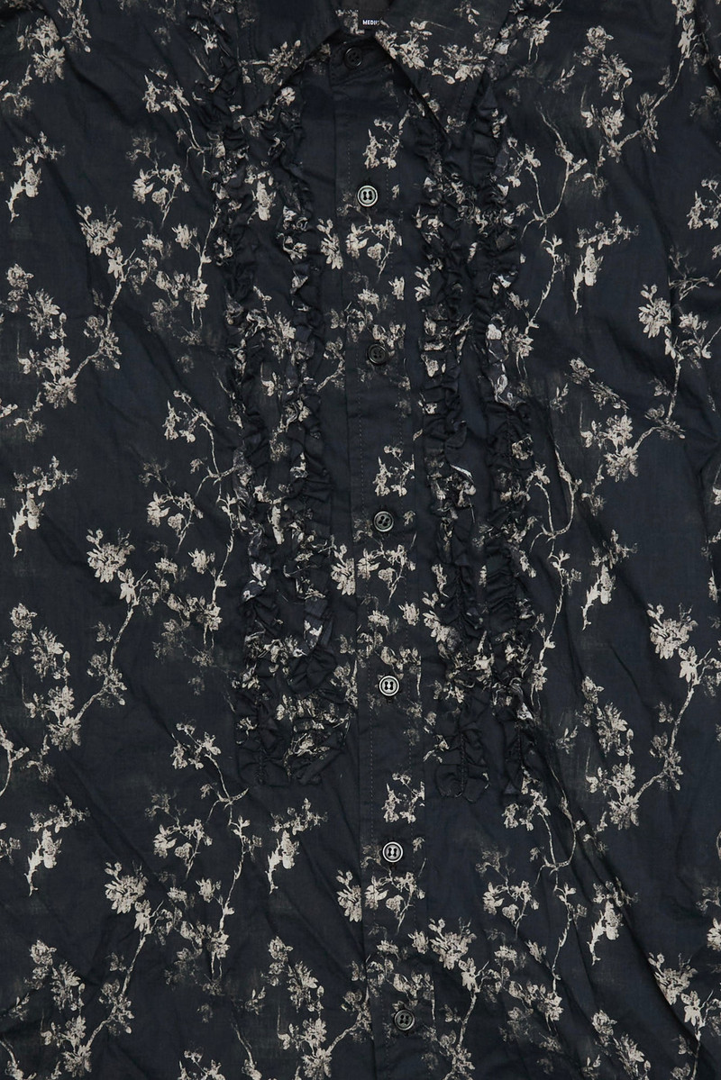 SHREDDED SEAM RUFFLE SHIRT 5