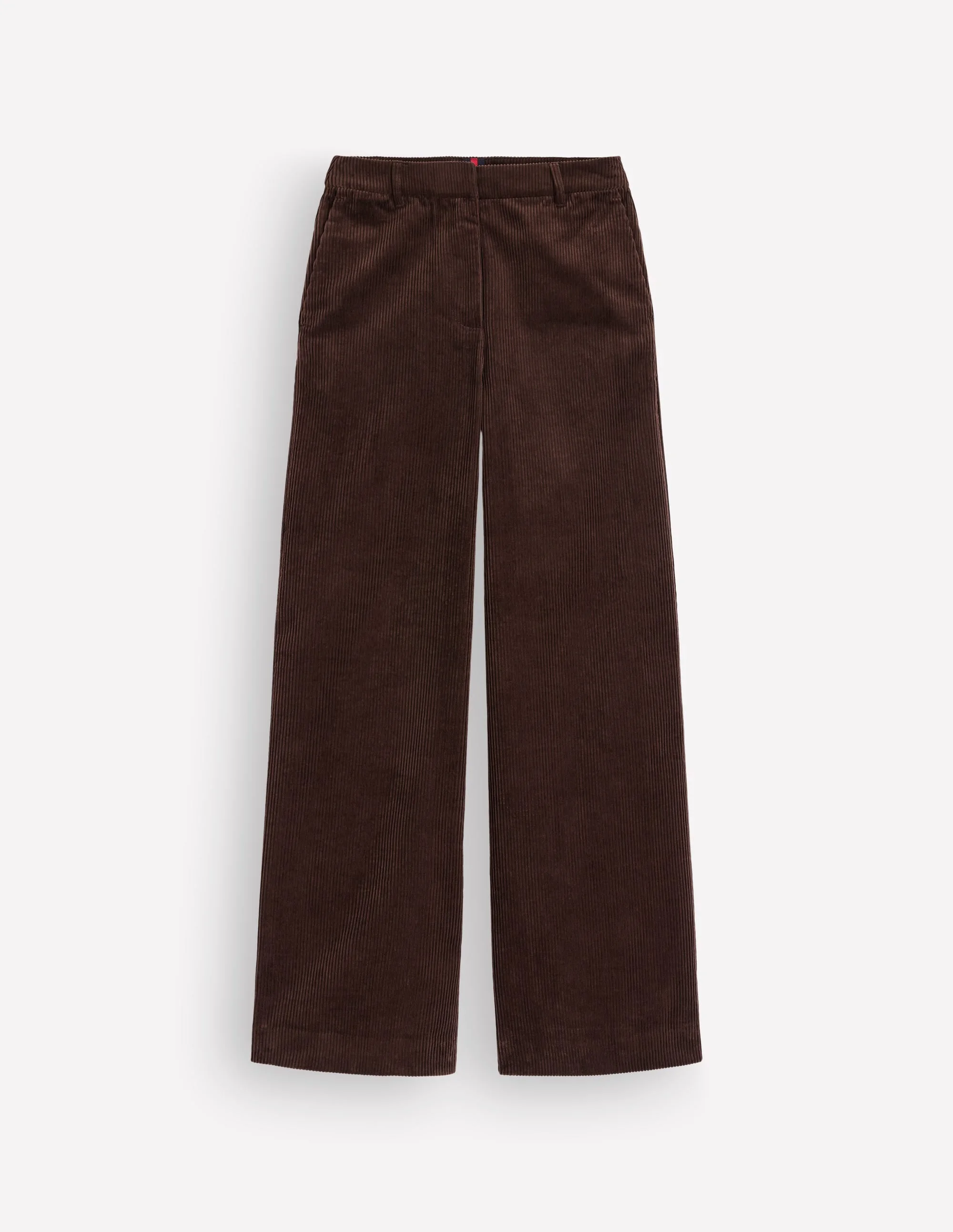 Belgravia Chunky Cord Pants-Bitter Chocolate - 1