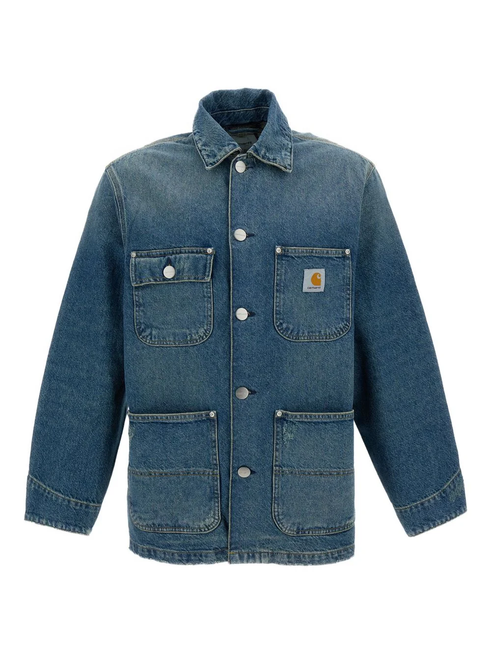patch-pocket denim jacket - 1