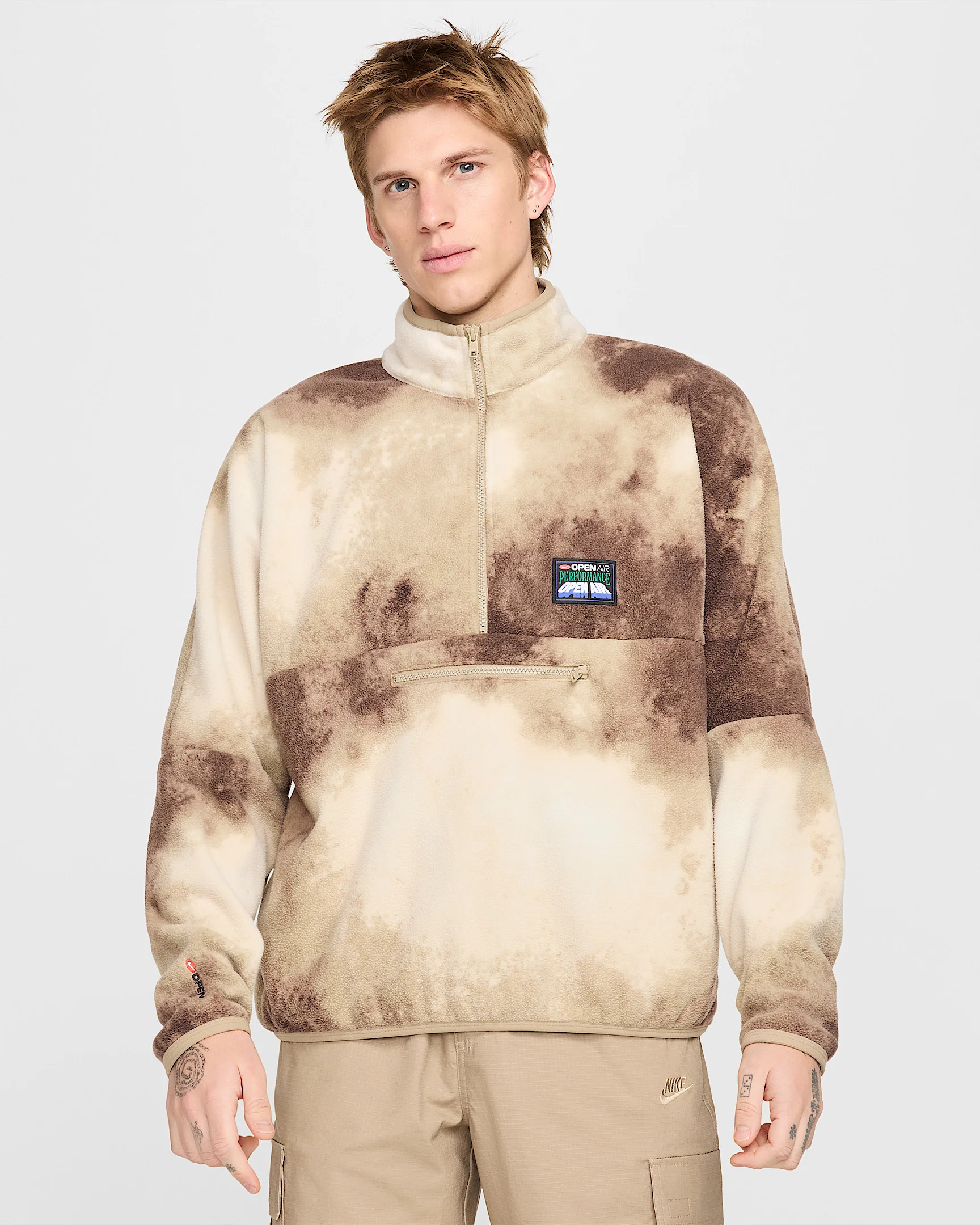 Nike Club Men's 1/2-Zip Pullover Long-Sleeve Top - 1