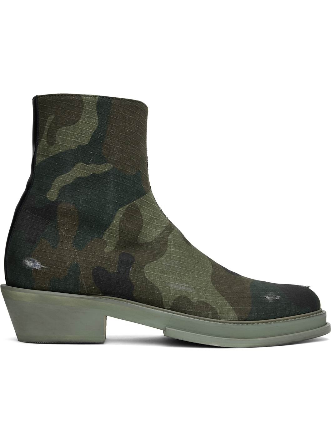 Khaki West Coast Boots - 1