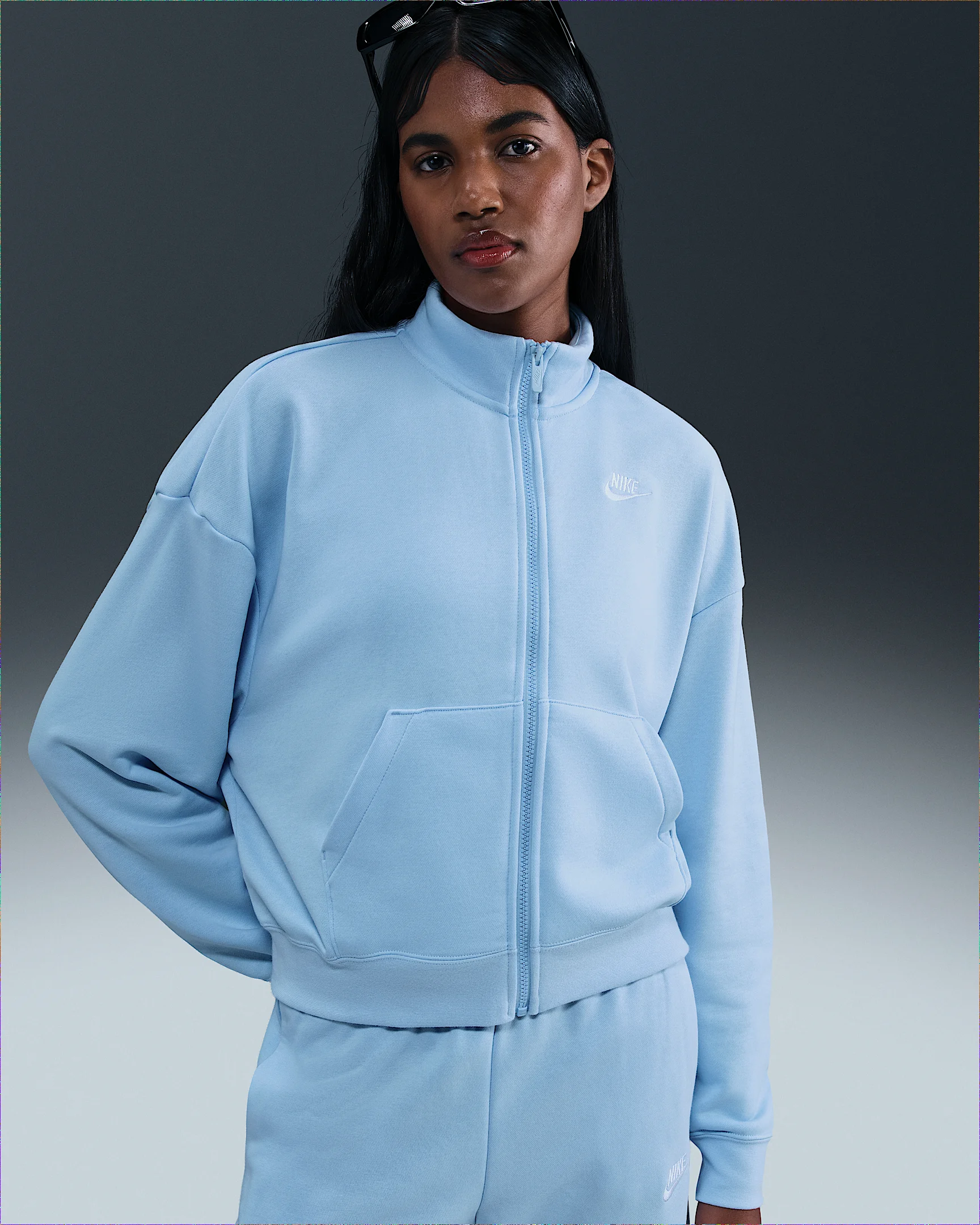 Nike Sportswear Club Fleece Women's Loose Track Jacket - 1