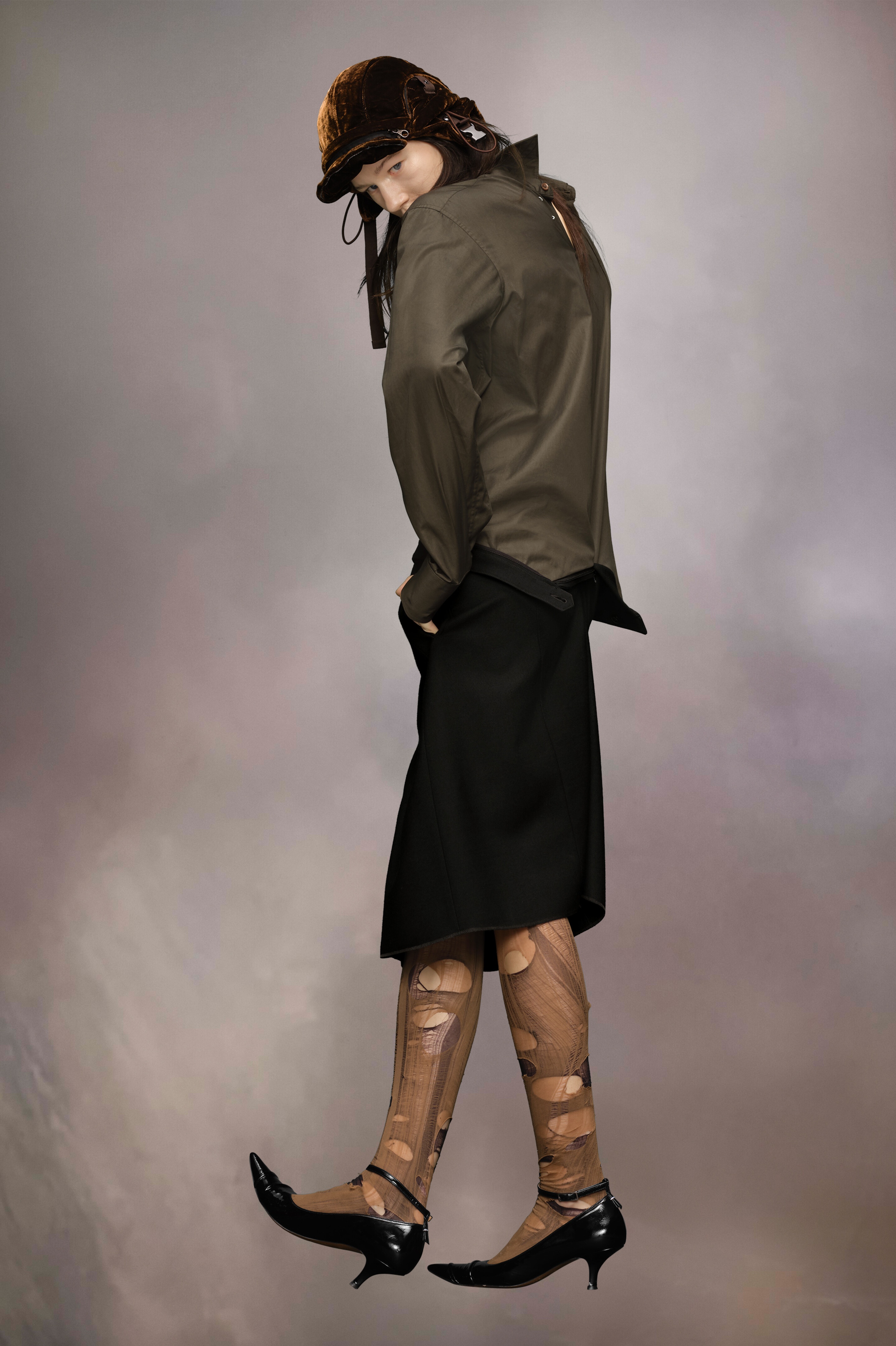 Reversed shirtdress - 4