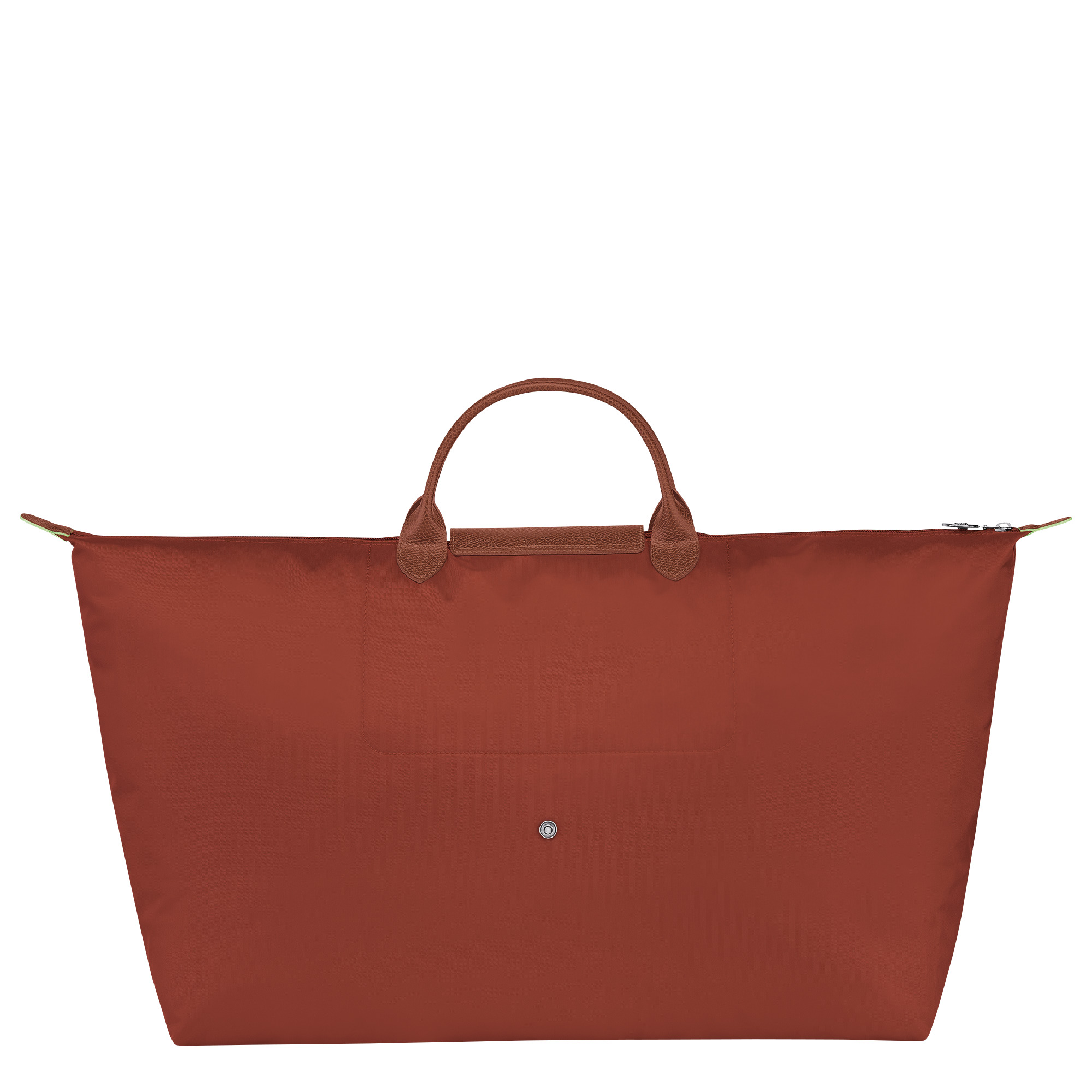 Le Pliage Green M Travel bag Chestnut - Recycled canvas - 4