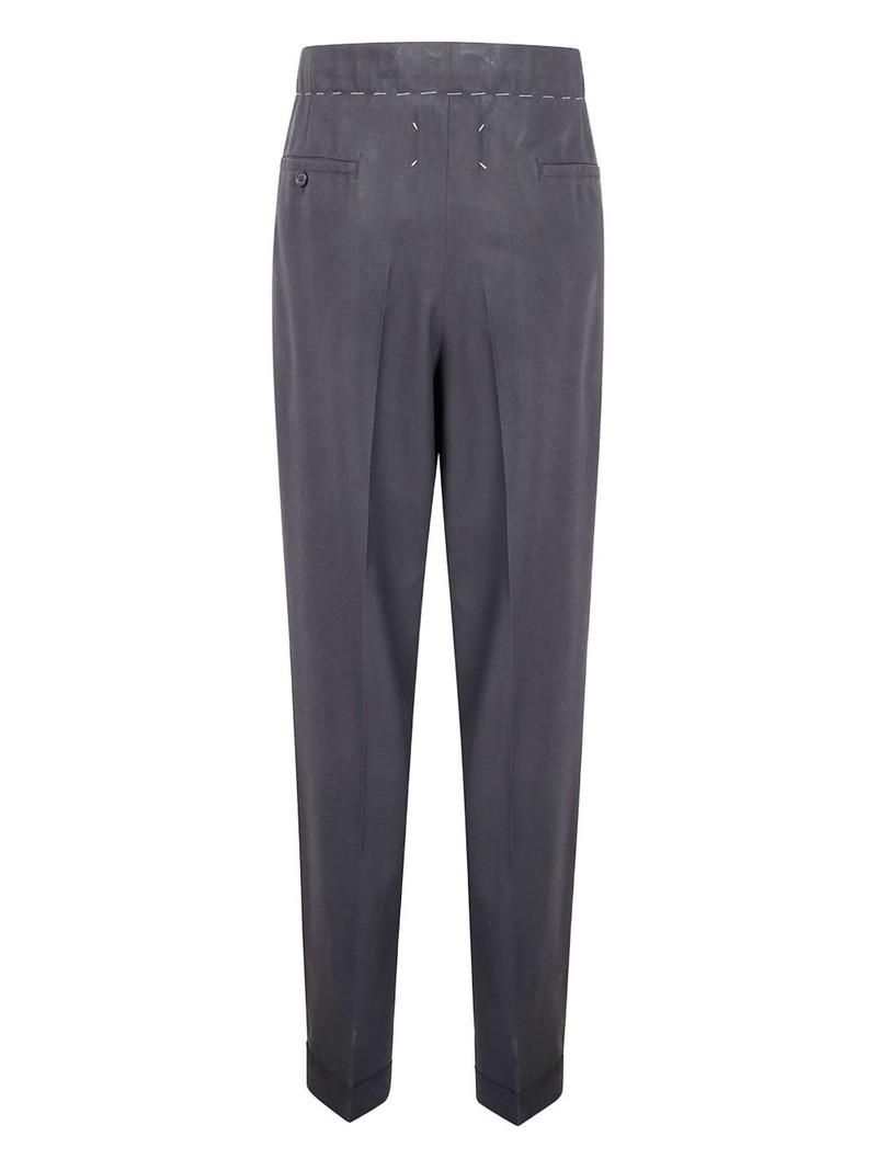 Maison Margiela drawstring pleated trousers outlook