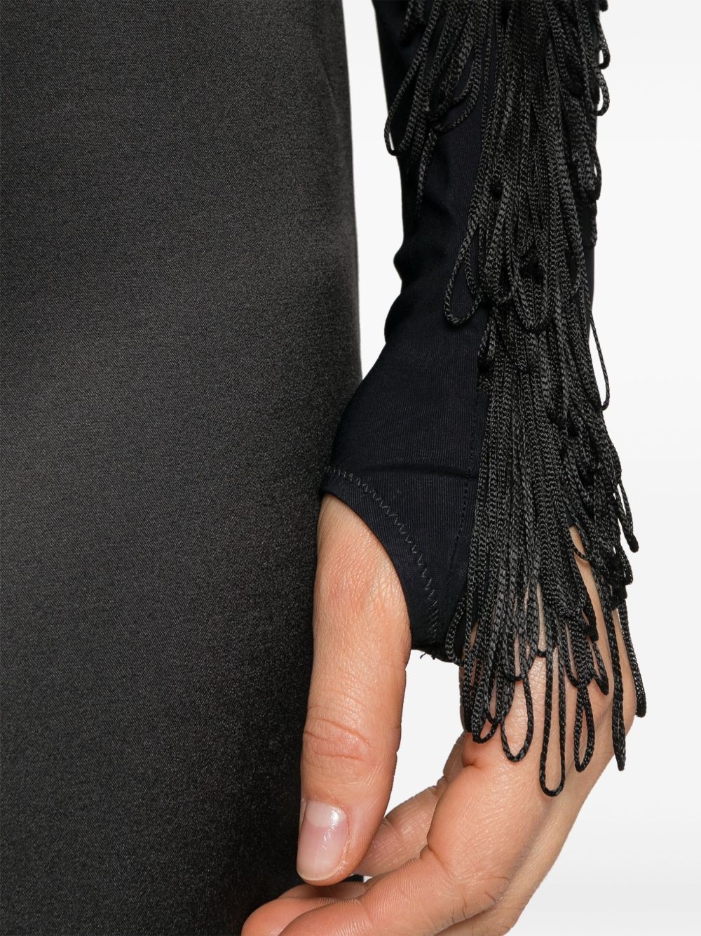 fringed bodysuit - 5