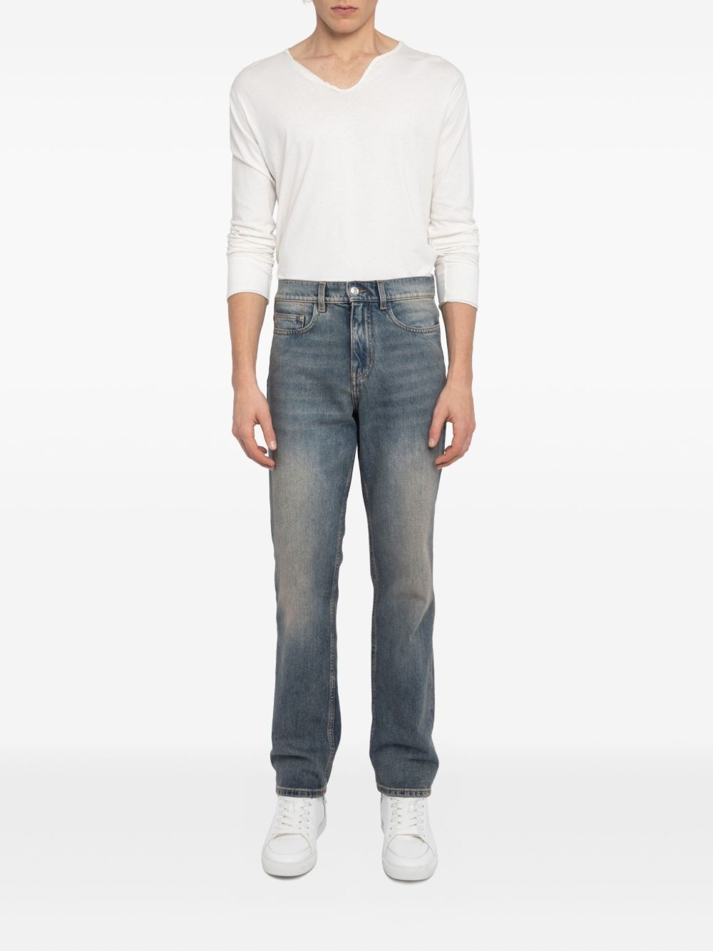 John faded-wash jeans - 2