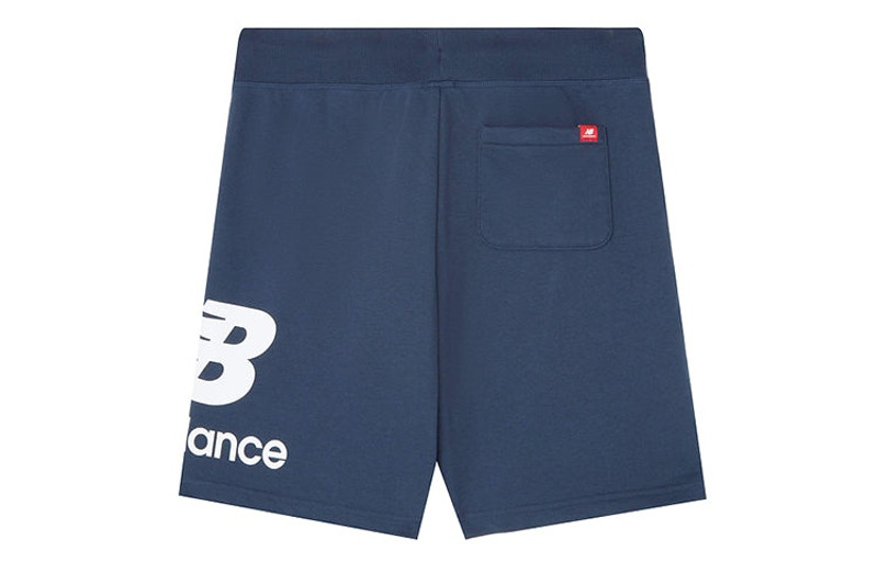 New Balance New Balance Logo Print Athletic Shorts 'Blue White' AMS01512-NGO outlook