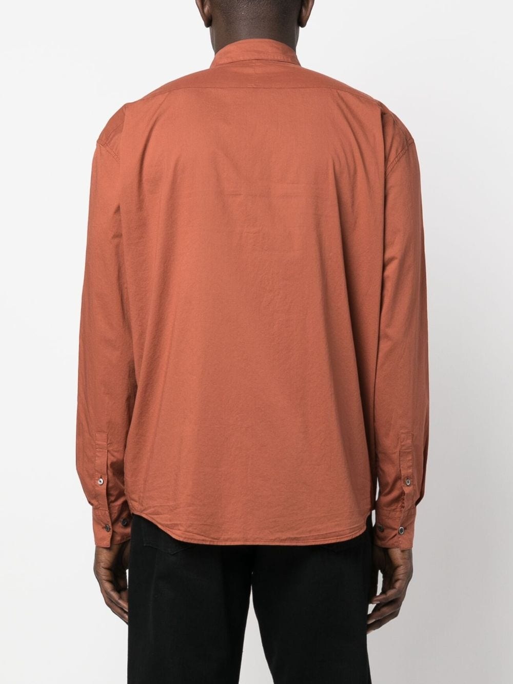 logo-embroidery long-sleeve shirt - 4