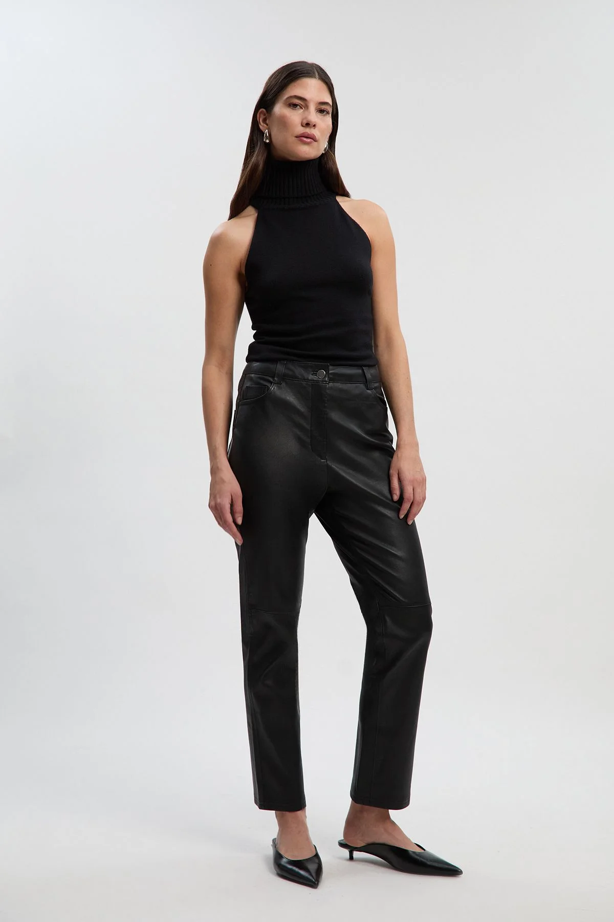 Forever Stretch Leather Jean - 1