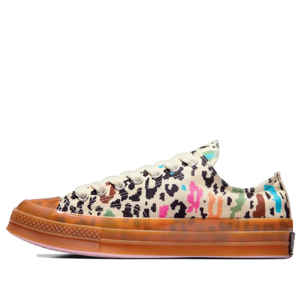 Converse 척 Taylor 모든 스타 70 Ox 골프 르 Fleur 디지털 레오파드 Tan - 1