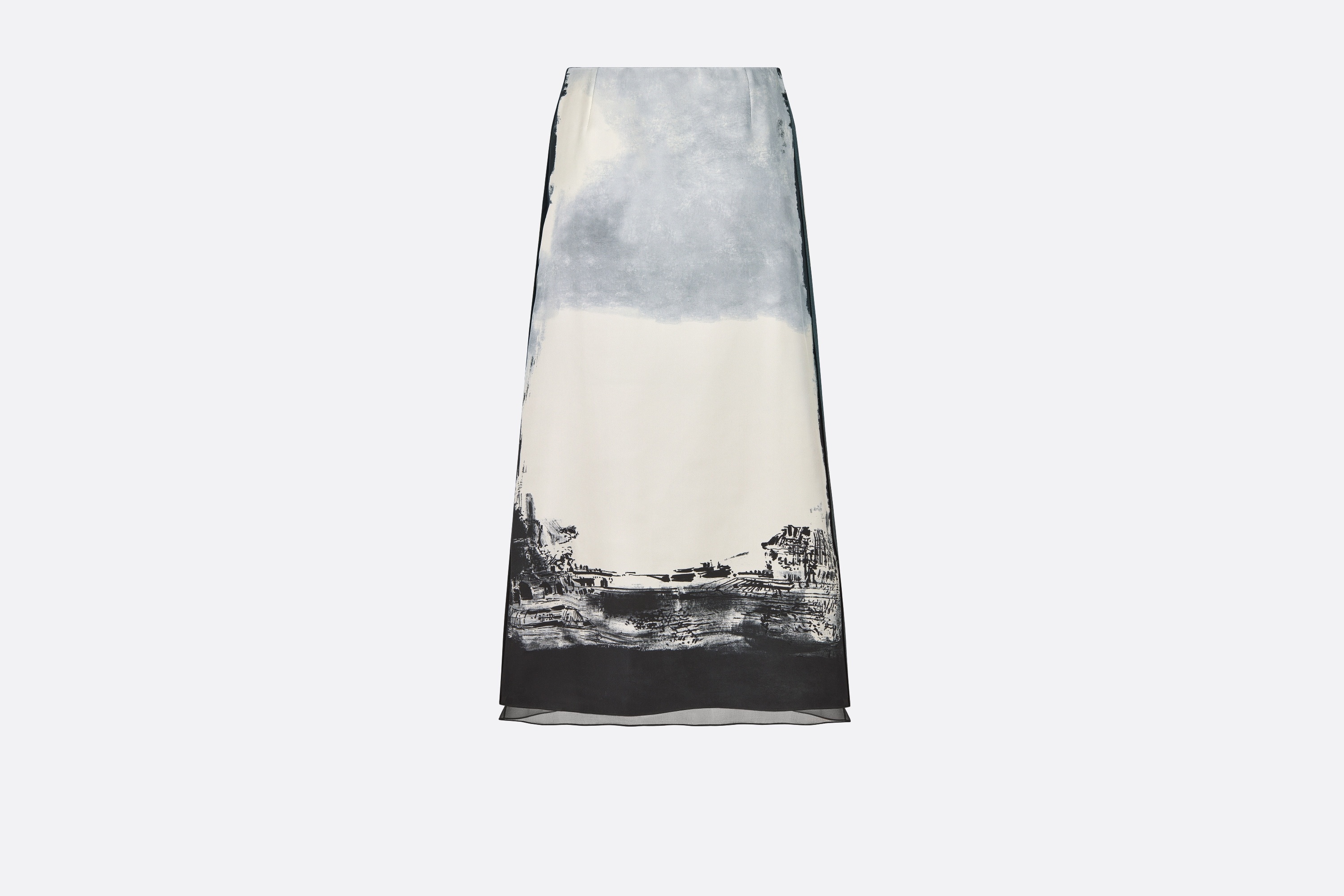 Flared Mid-Length Skirt - 2