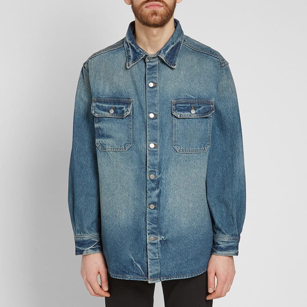 424 Western Denim Shirt - 5