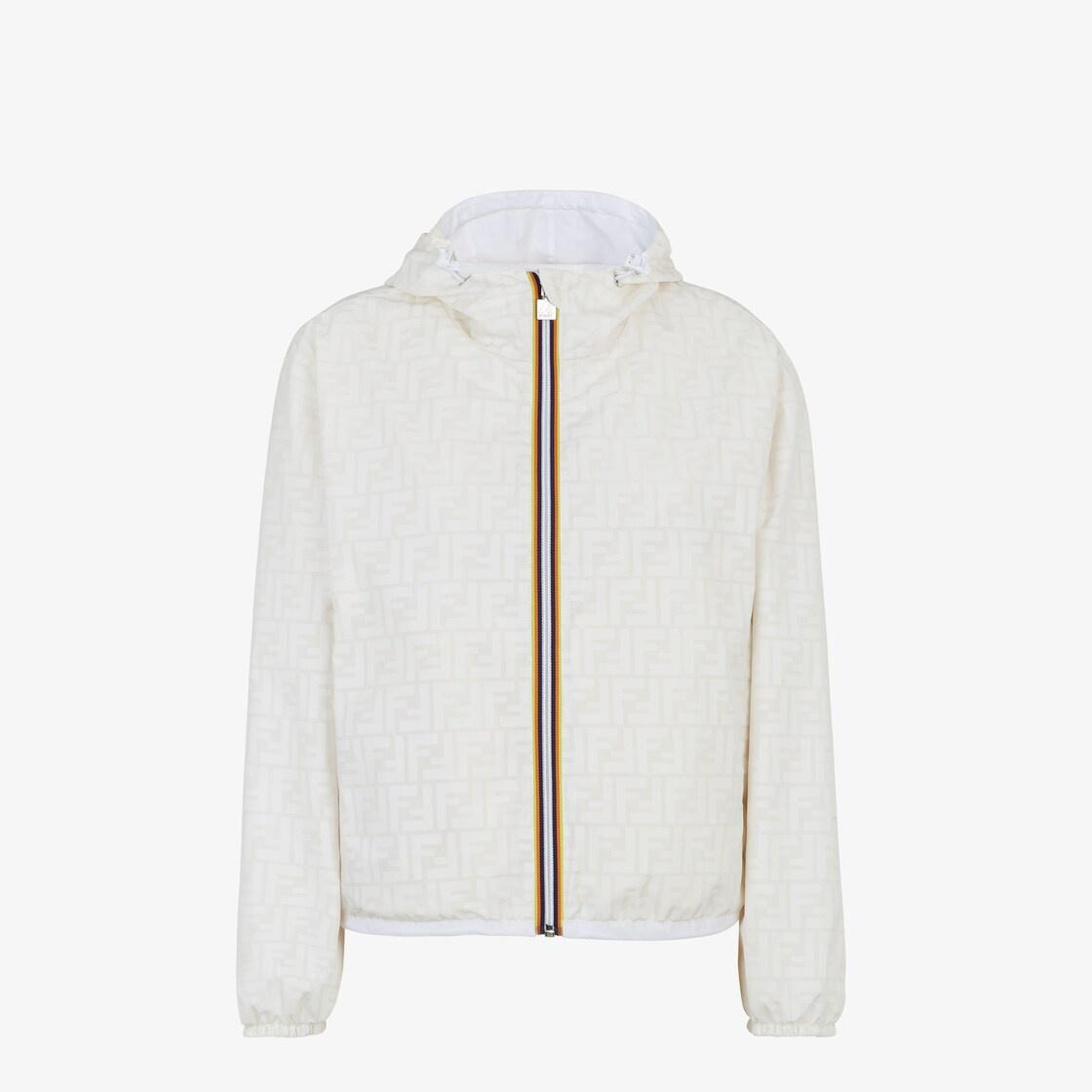 White nylon FENDI x K-Way® jacket - 1