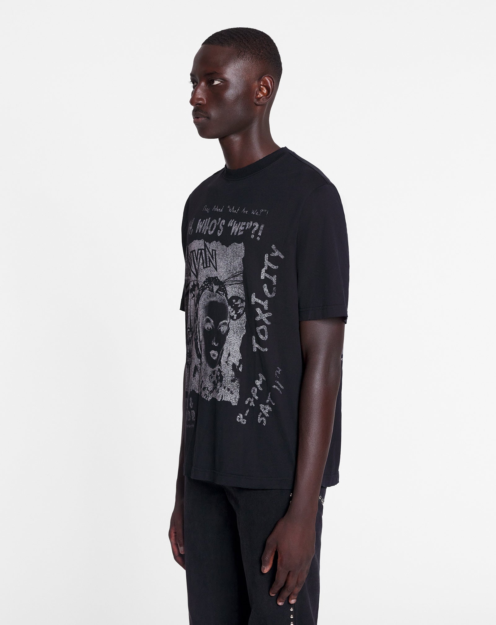 LANVIN X FUTURE UNISEX CLASSIC PRINTED T-SHIRT - 4