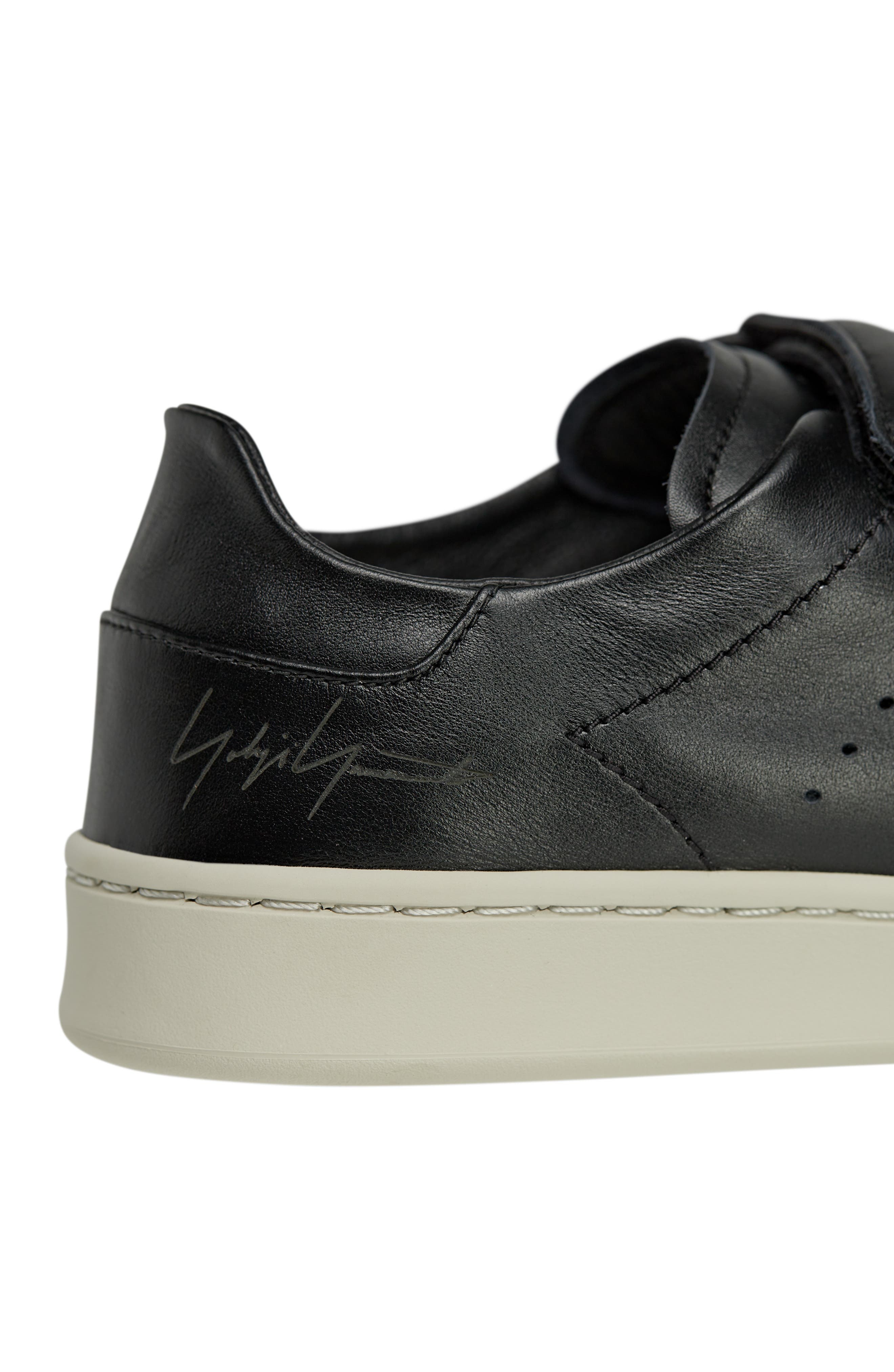 Y-3 Gender Inclusive Stan Smith Sneaker in Black/Black/Talc at Nordstrom - 9
