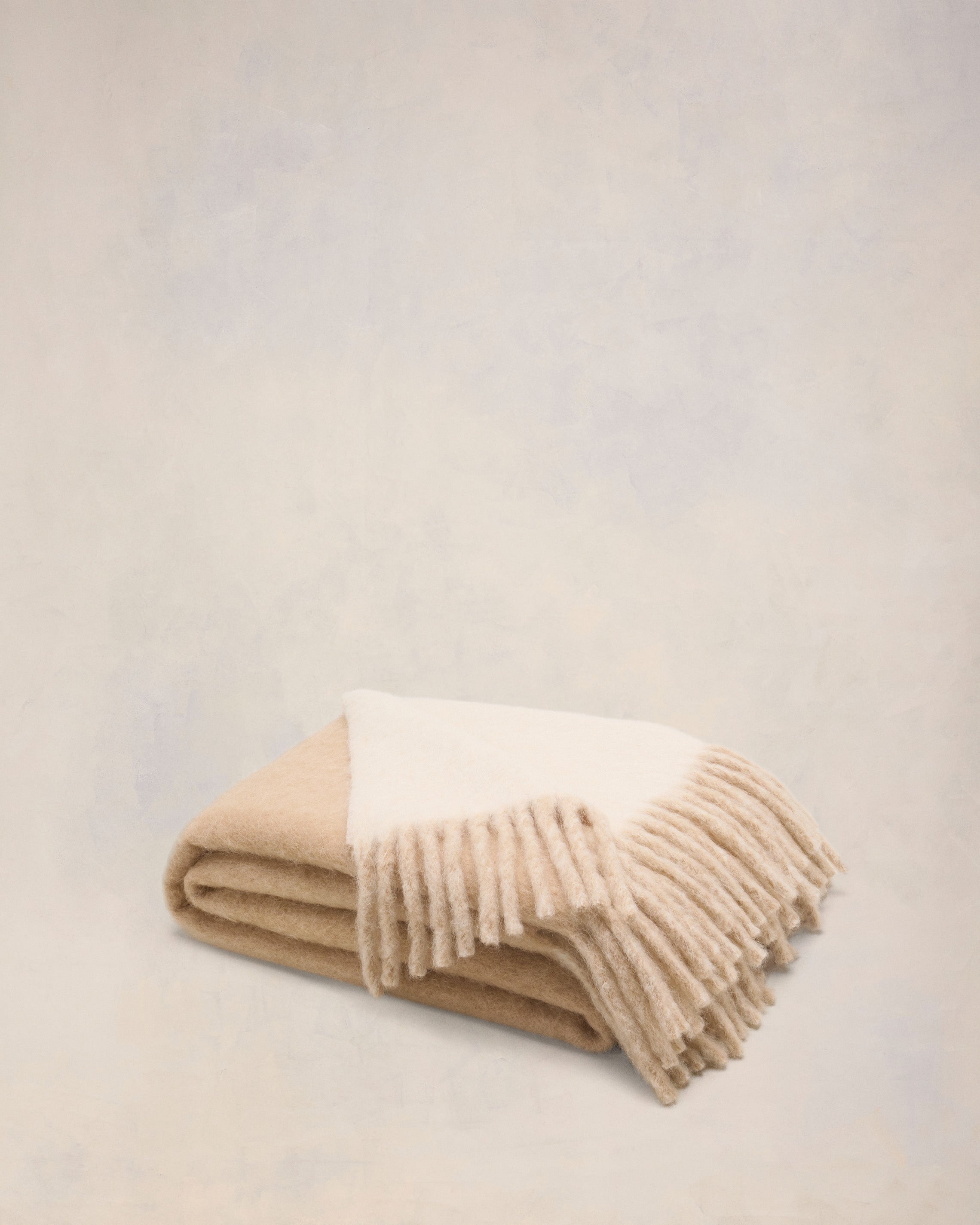 BICOLOR DOUBLE-SIDED BLANKET WITH AMI ALEXANDRE MATTIUSSI TAB - 1