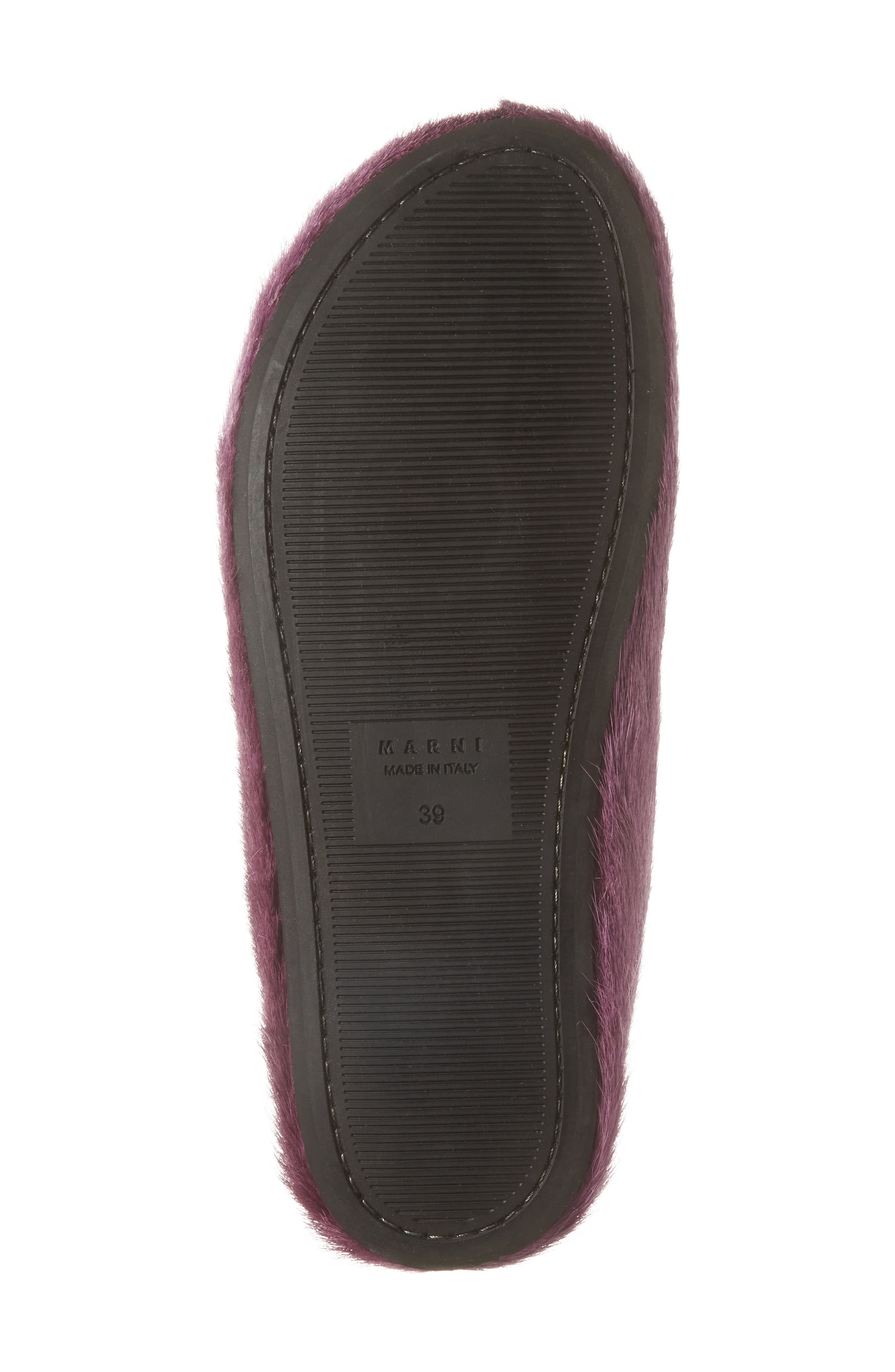 Marni Fussbett Sabot Genuine Calf Hair Clog in Purple at Nordstrom - 6