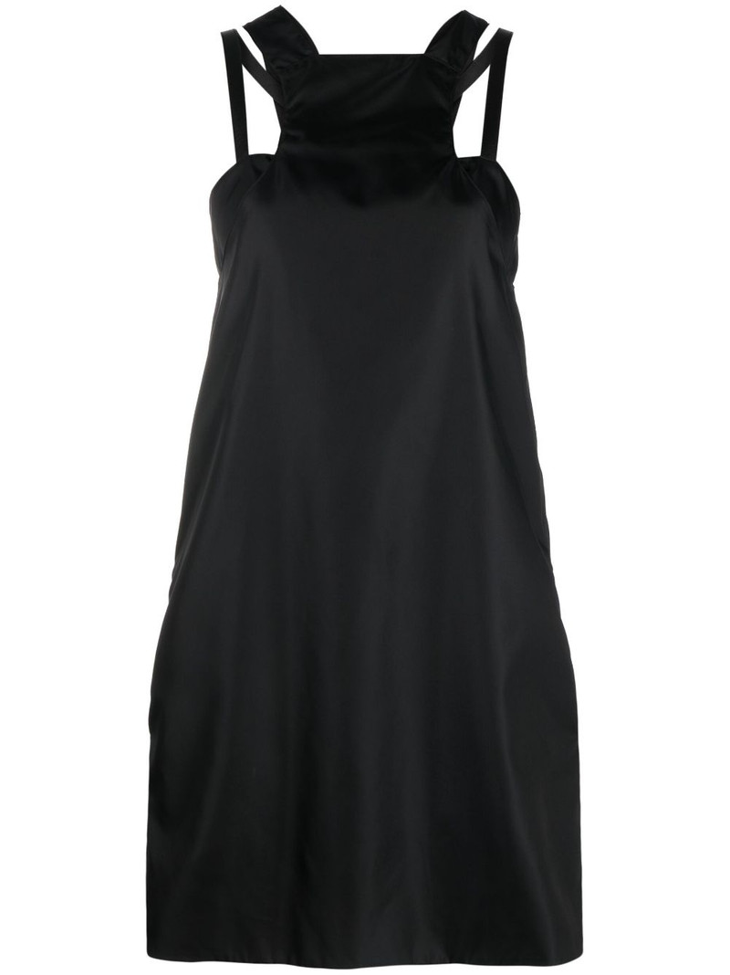 strap-detail cut-out sleeveless shift dress 1