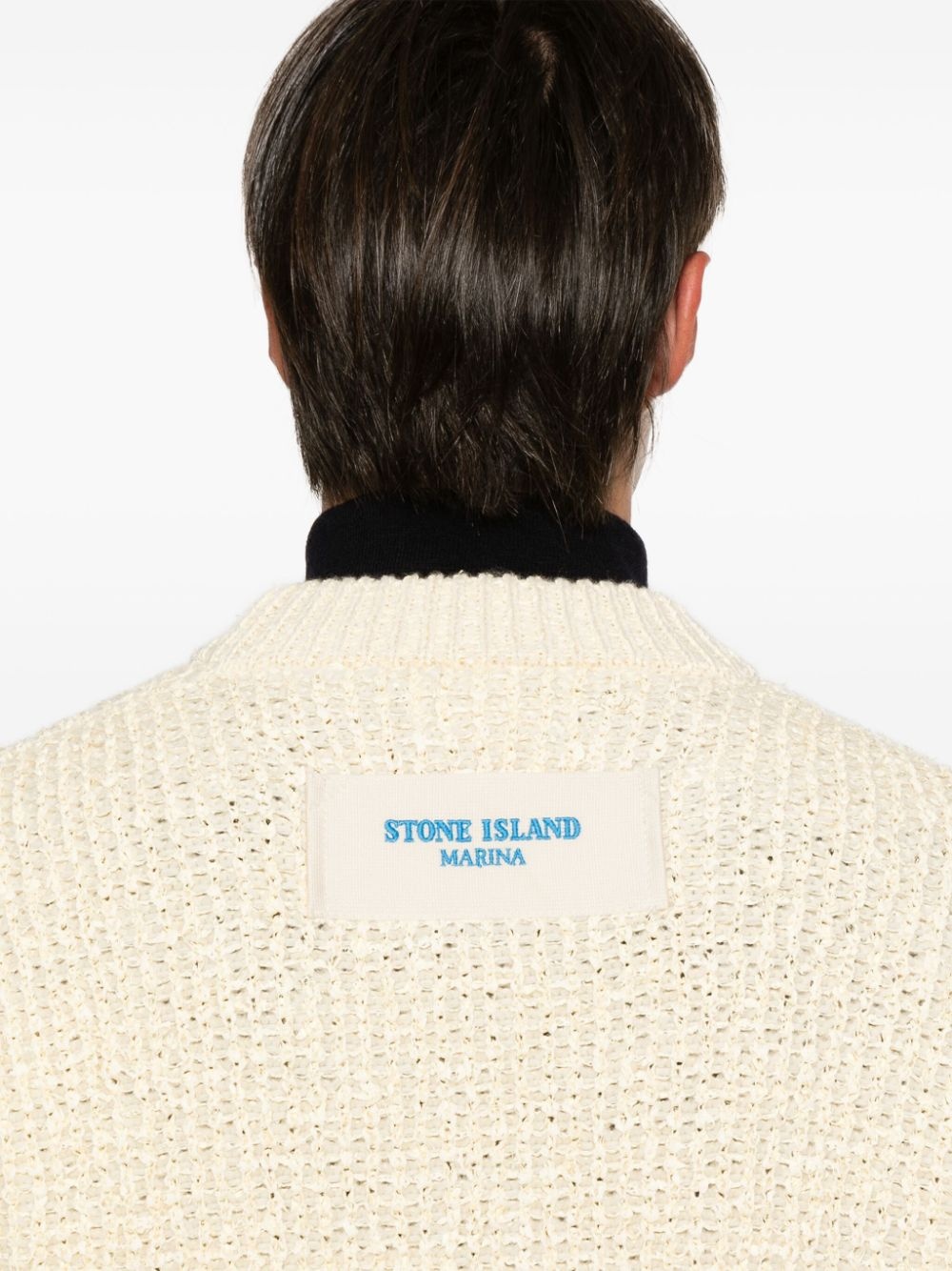 logo-patch sweater - 5