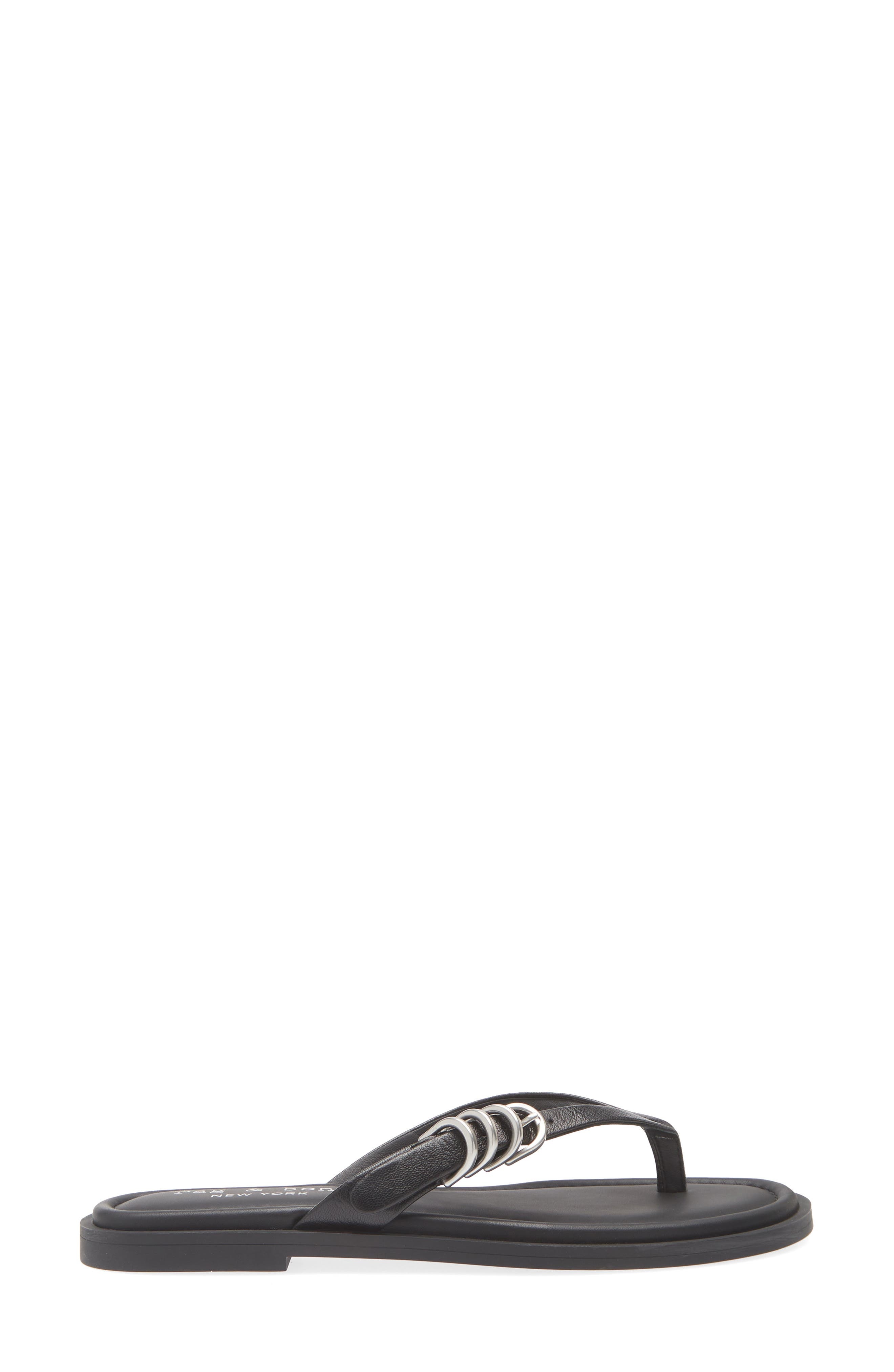 rag & bone Gia Flip Flop in Black at Nordstrom - 3