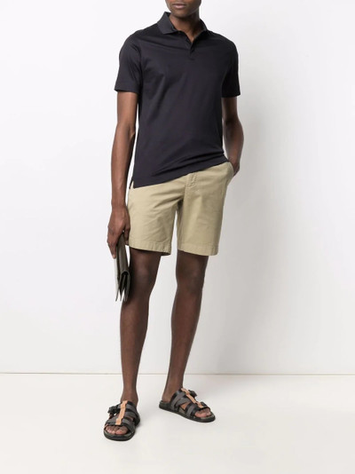 Z Zegna short-sleeved cotton polo shirt outlook