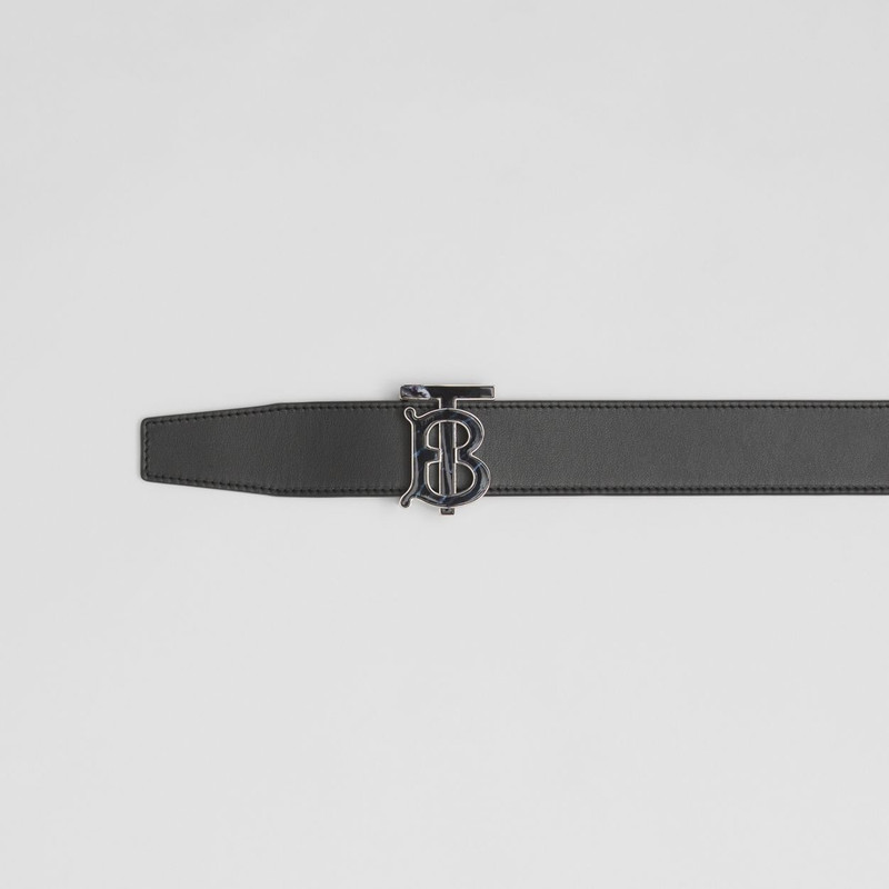 Burberry Reversible Monogram Motif Leather Belt outlook