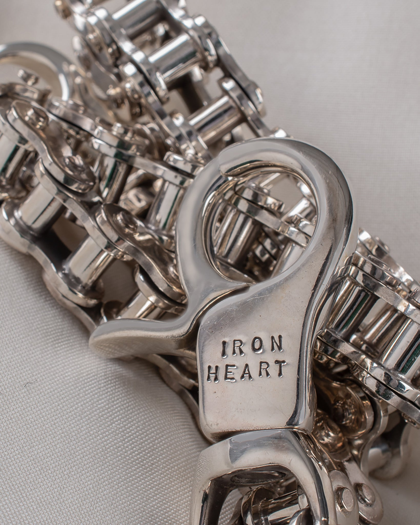 IHSI-01 "Motorcycle Chain" Wallet Chain - Sterling Silver - 8