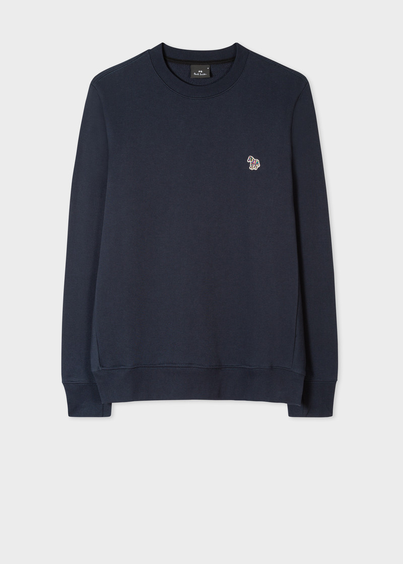 Paul Smith Regular-Fit Navy Zebra Sweatshirt outlook