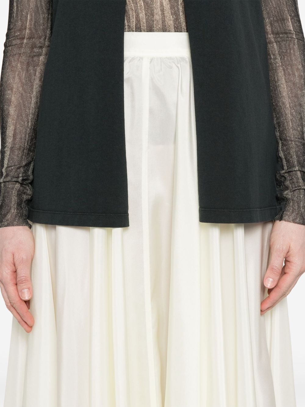 taffeta maxi skirt - 5