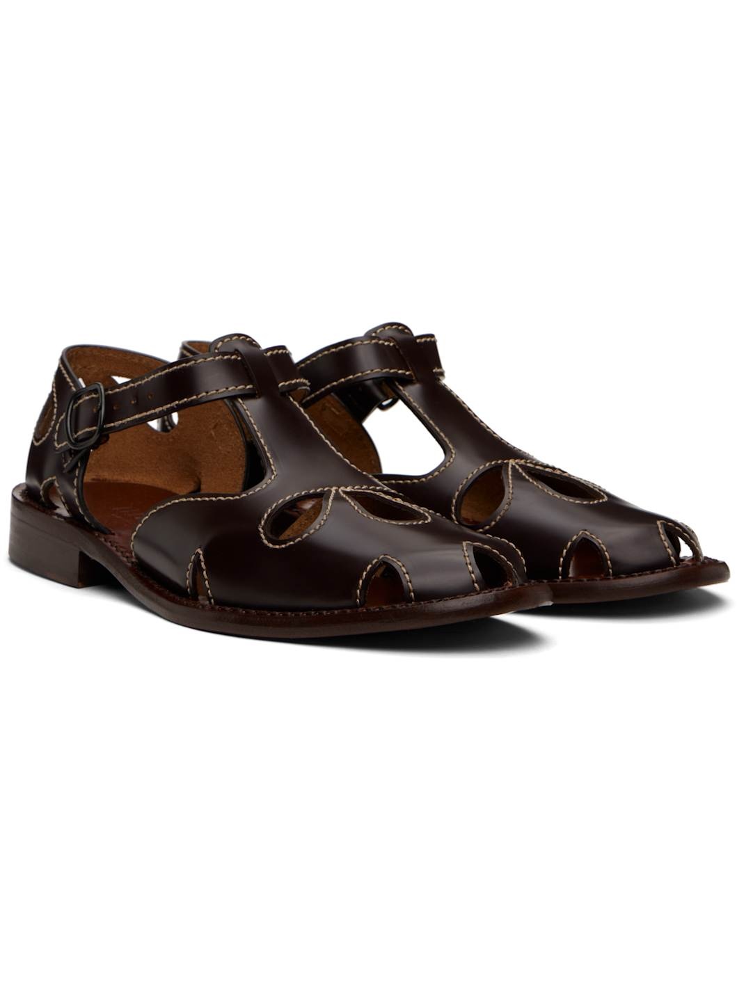 Brown Floreta Sandals - 4