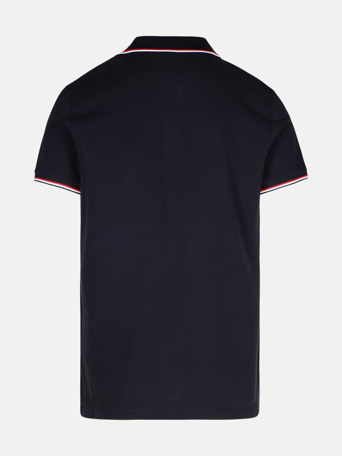 NAVY COTTON POLO SHIRT - 3