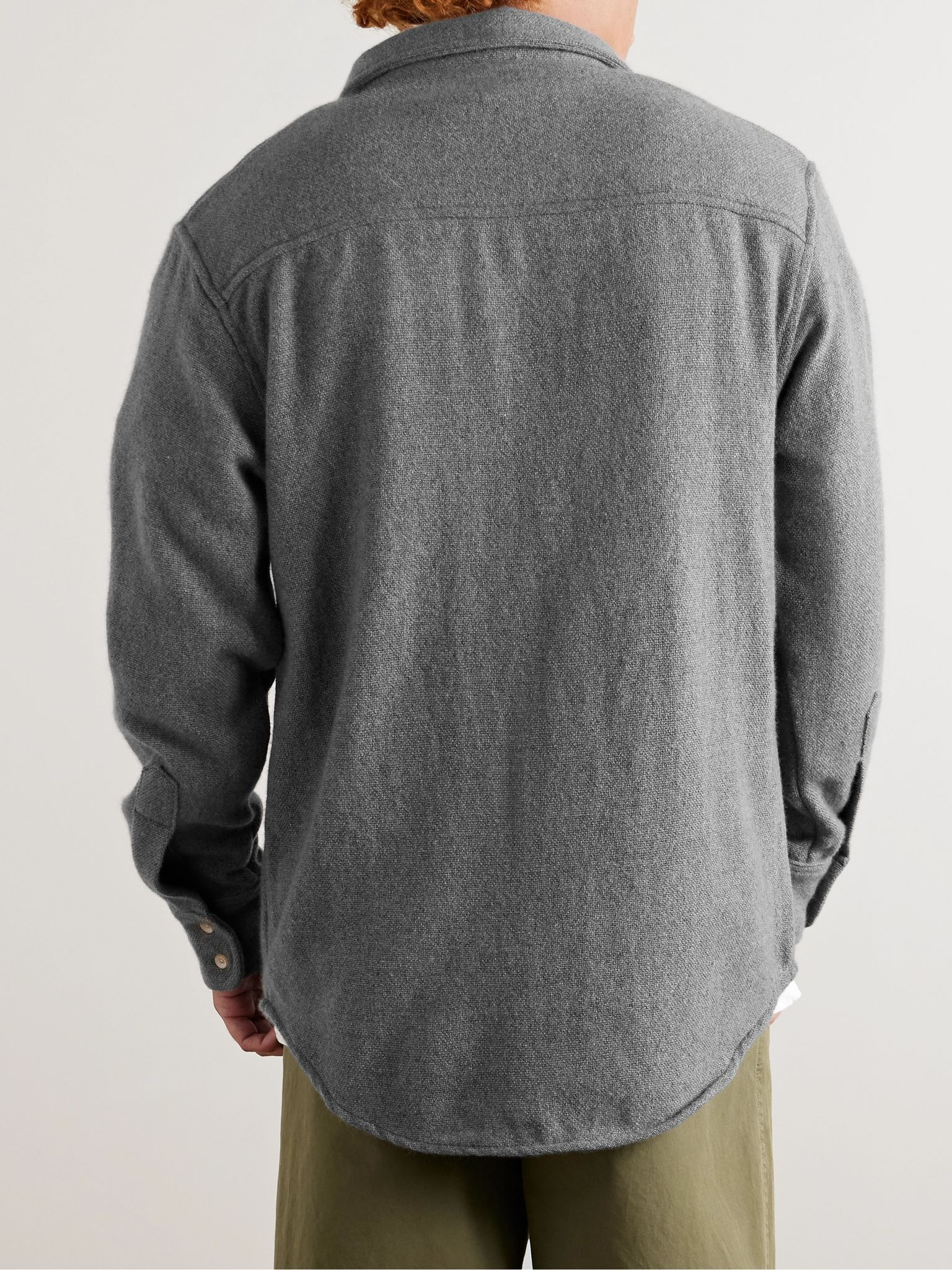 Cashmere Overshirt Light gray - 3