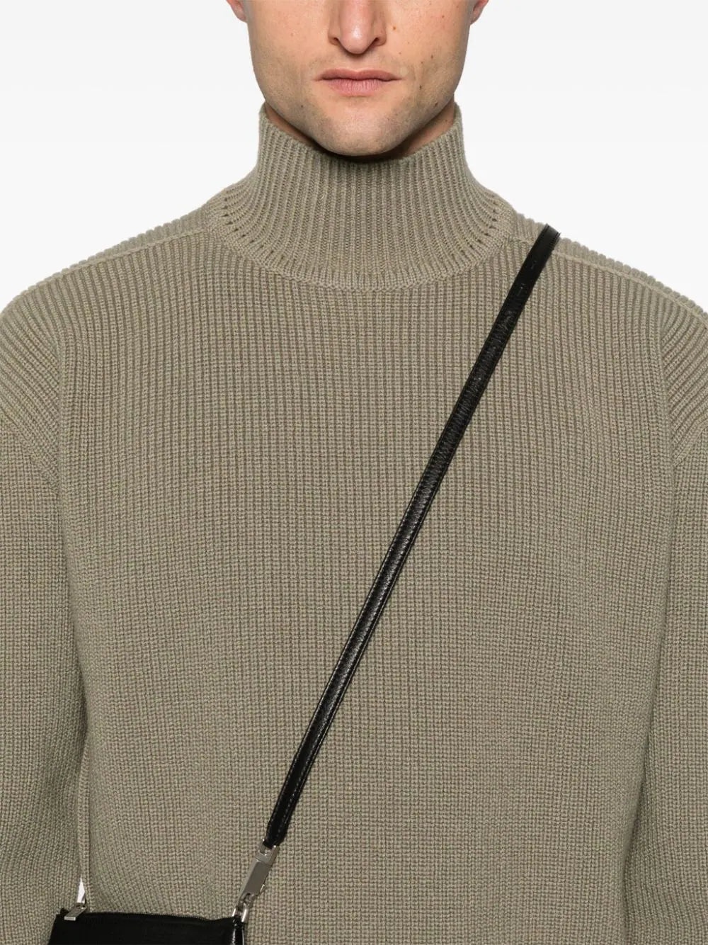 ROLL-NECK VIRGIN-WOOL JUMPER - 4