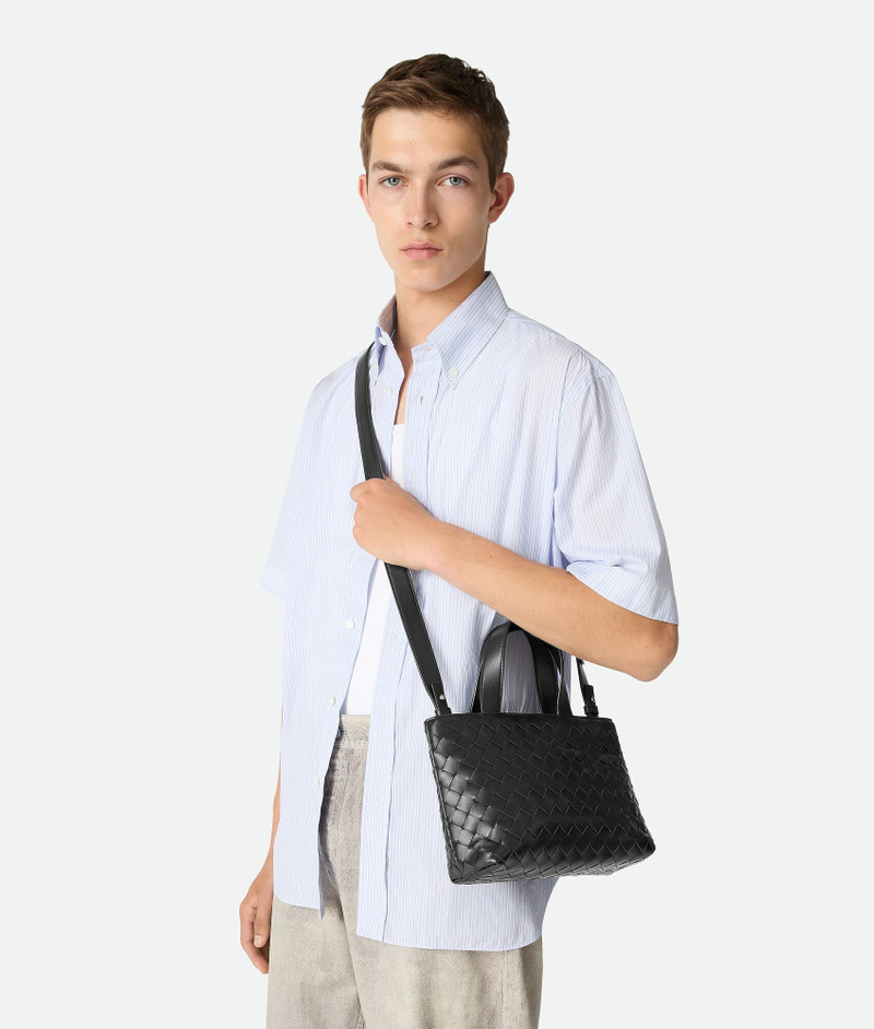 Bottega Veneta Mini Intrecciato Zipped Tote outlook