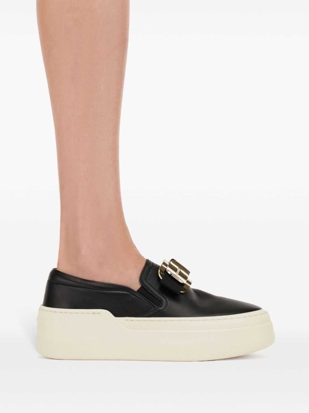 New Vara plate slip-on sneakers - 5