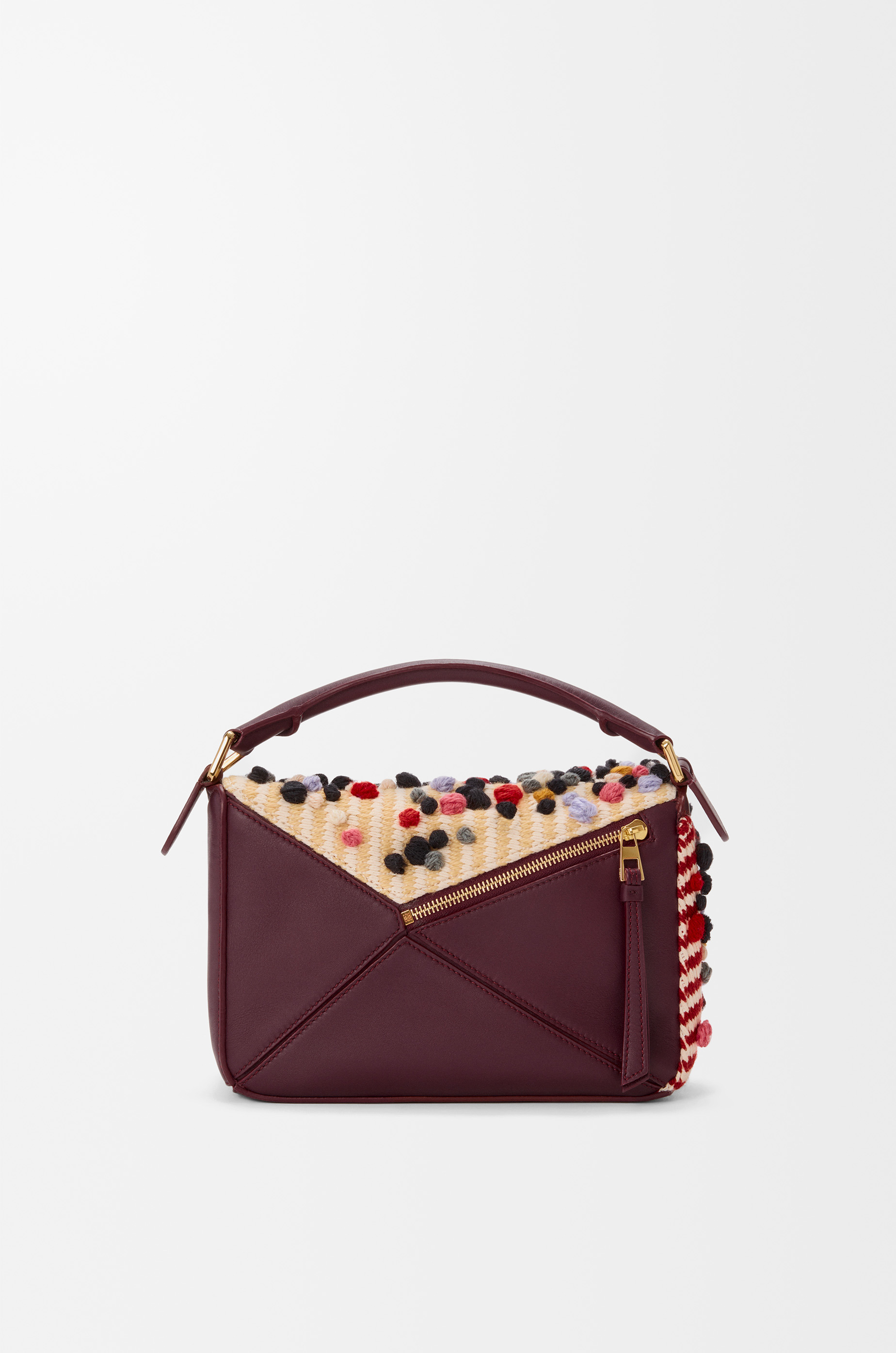 Small Puzzle bag in embroidered textile - 6