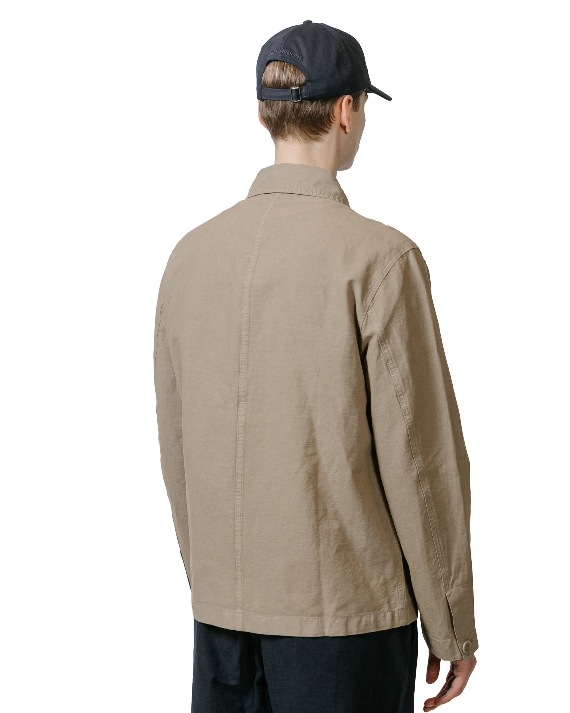 Tyge Cotton Linen Overshirt Clay - 3